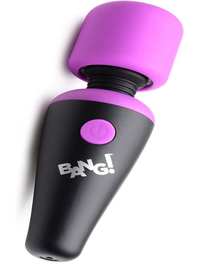 BANG! 10X Vibrating Mini Wand Purple 1